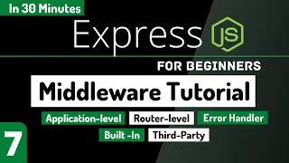 Learn Express Middleware in 30 Minutes Node js Tutorial for Beginners
