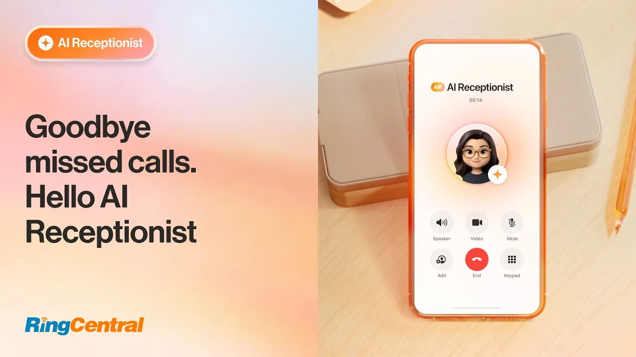 RingCentral AI Receptionist intro video