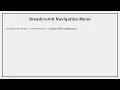 Style Menus for Deeply Structured Websites
