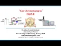 Gas chromatography part II