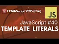 Template Literals in JavaScript Everyday-Be-Coding