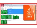 JAVA How to save object to text file OOP