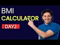 Build a BMI CALCULATOR in JavaScript DOM Beginner Project