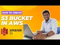 How to Create AWS S3 Bucket and Upload Files in it AWS S3 Services