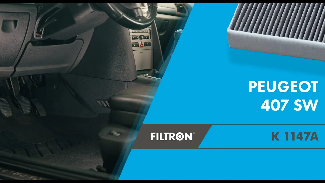 Jak wymienić filtr kabinowy? – PEUGEOT 407 SW – The Mechanics by FILTRON