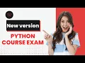 NEW VERSION PYTHON Programming Foundations Course Exam CCPB Most Important Interview Quest