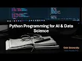 Week 8a - Python Programing for Data Science AI