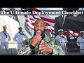 The Ultimate Deployment Checklist Navy Life Essentials part 1
