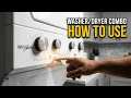 Whirlpool Washer Dryer Combo - How to Use