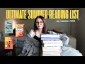 your ULTIMATE summer reading list my summer tbr