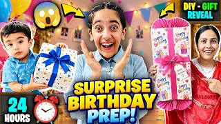 BIRTHDAY PREPARATION😱Can I do B'Day planning in 24 Hours❓😱 DIY B'Day GIFT🎁 @SamayraNarulaOfficial