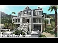BLOXBURG Summer Seaside Beach Home Speedbuild Roblox House Build