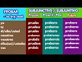 PROBAR Subjunctive - Present Preterit and Future