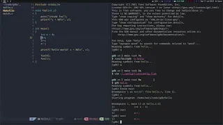Debugging with GDB
