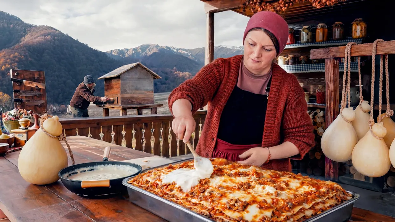 Village Lasagna With Italian Caciocavallo Cheese