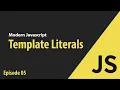 Template Literals in JavaScript ES6 Advanced JavaScript Malayalam Tutorial String Module Ep5