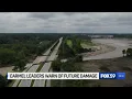 Carmel s talk bridge collapse raw sewage in White River
