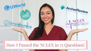 How I passed the NCLEX 2022 in 75 Questions - 1st try Pearson Vue Uworld Mark K NCLEX High Yield