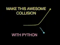 Conservation of Momentum in Python Collisions