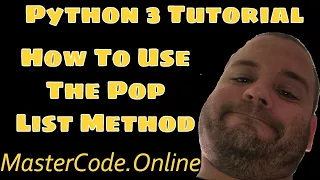 How To Use The Pop List Method In Python 3