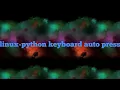 Auto key press with python keyboard module