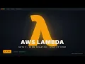 How to Set Up AWS Lambda from Scratch Step by Step