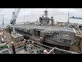 Lagu 100,000-Ton Giants! How 20,000 Workers Build $12 Billion Aircraft Carriers With 0.01mm Precision