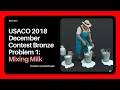 USACO Mixing Milk Walkthrough Java