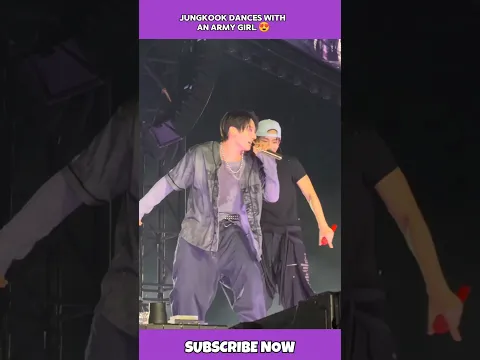 Jungkook Dances With an ARMY Girl 😍 #short #bts