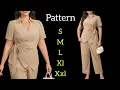 Wrap Blouse Pants Pattern Tutorial Full Pattern Drafting With Pro Tips