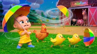 Rain Rain Go Away | Animals Play in the Rain | Nursery Rhymes