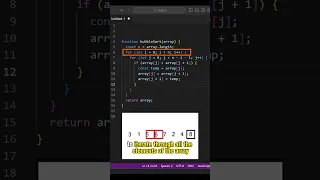 Bubble sort explained Step by step implementation in Javascript