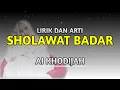 Download Lagu SHOLAWAT BADAR - AI KHODIJAH (LIRIK) COVER TERBARU