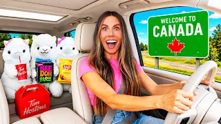 I TOOK MY 5 CRAZY LLAMAS TO CANADA! *HUGE ROADTRIP*