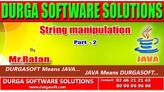 Corejava-String manipulation-part-2