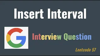 Insert Interval - Leetcode 57