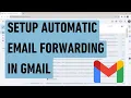 How To Set Up Automatic Email Forwarding in Gmail