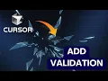 How to Add Simple Validation to Code in Cursor AI 2026
