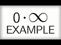 Indeterminate form 0 times INFINITY