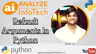 Default Arguments In Python - In Hindi Analyze InfoTech