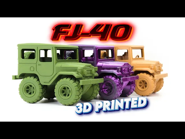 Toyota FJ40 - Print in place video thumbnail