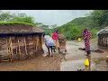 Download Lagu Rainy day in African Village#cooking Village food