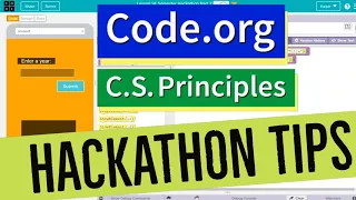 Code org Hackathon Tutorial - Design the App Interface Answer Tutorial Unit 6 CSP
