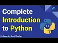 Complete Introduction to Python Python Scripting Language By Devendra Singh Chauhan
