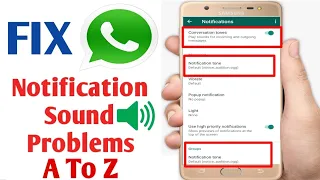 Download How To Fix WhatsApp Notification Sound Problems |  Solve WhatsApp Notification Sound Problem MP3