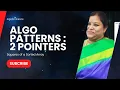 Algo Pattern 2 Pointers Squares of a Sorted Array