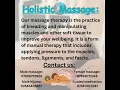 Our massage can help you in ways more than you imagine