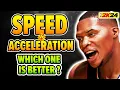 SPEED vs ACCELERATION Which one deserves a MAX NBA 2K24