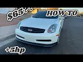 DIY Installing a new front lip on my G35