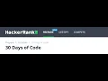 HackerRank 30 Days of Code python Day 0 Hello World
